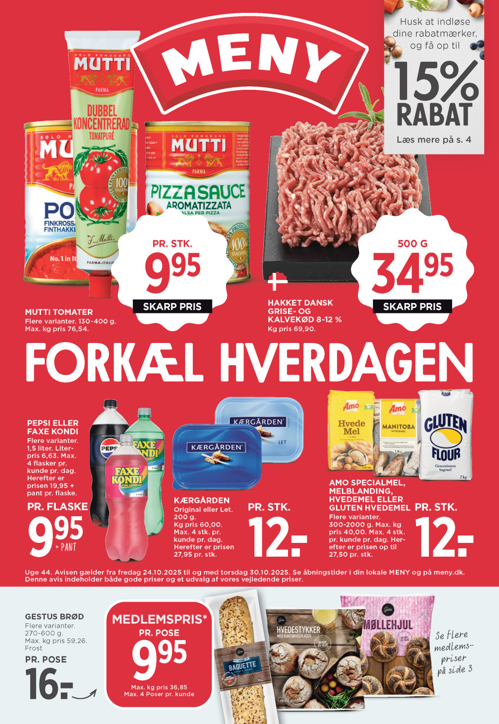 Meny tilbudsavis fra 24.10.2025 Side.1 