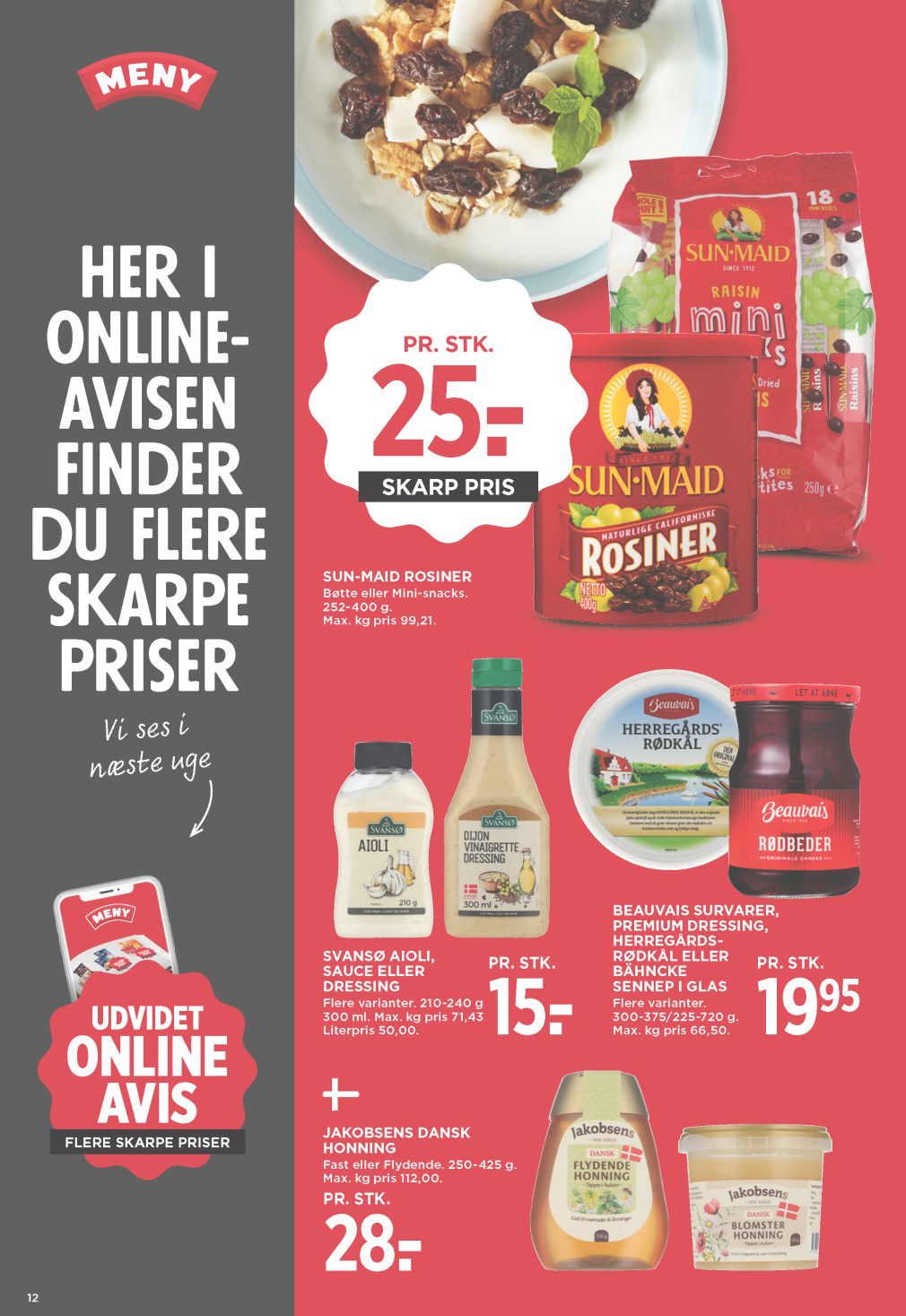 Meny tilbudsavis fra 16.01.2026 Side.16 