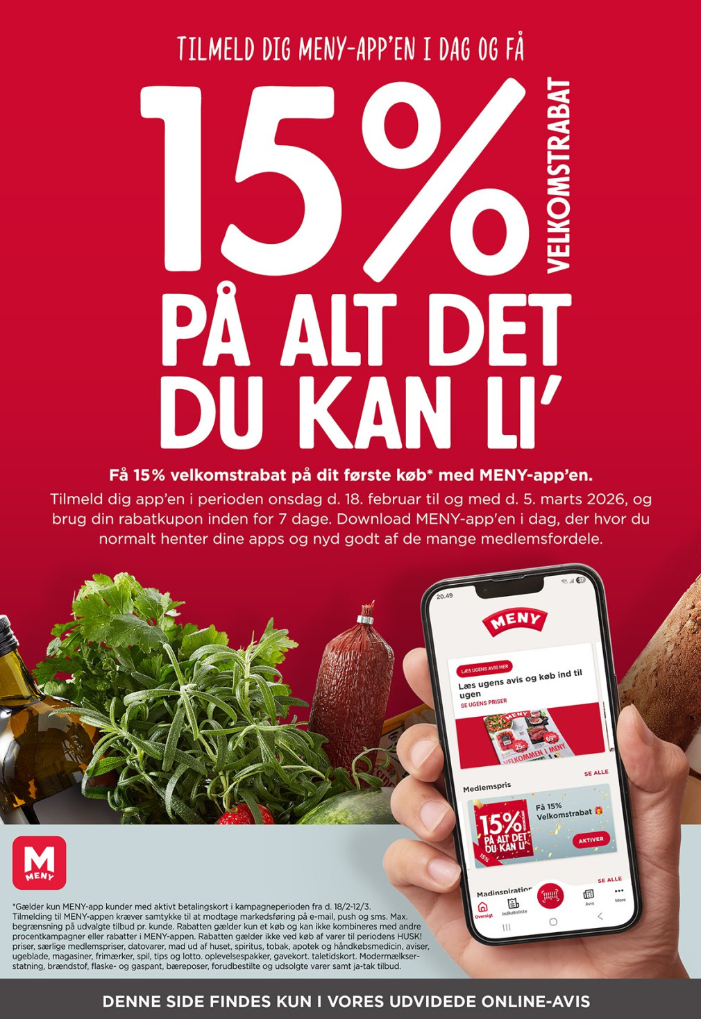 Meny tilbudsavis fra 20.02.2026 Side.38 