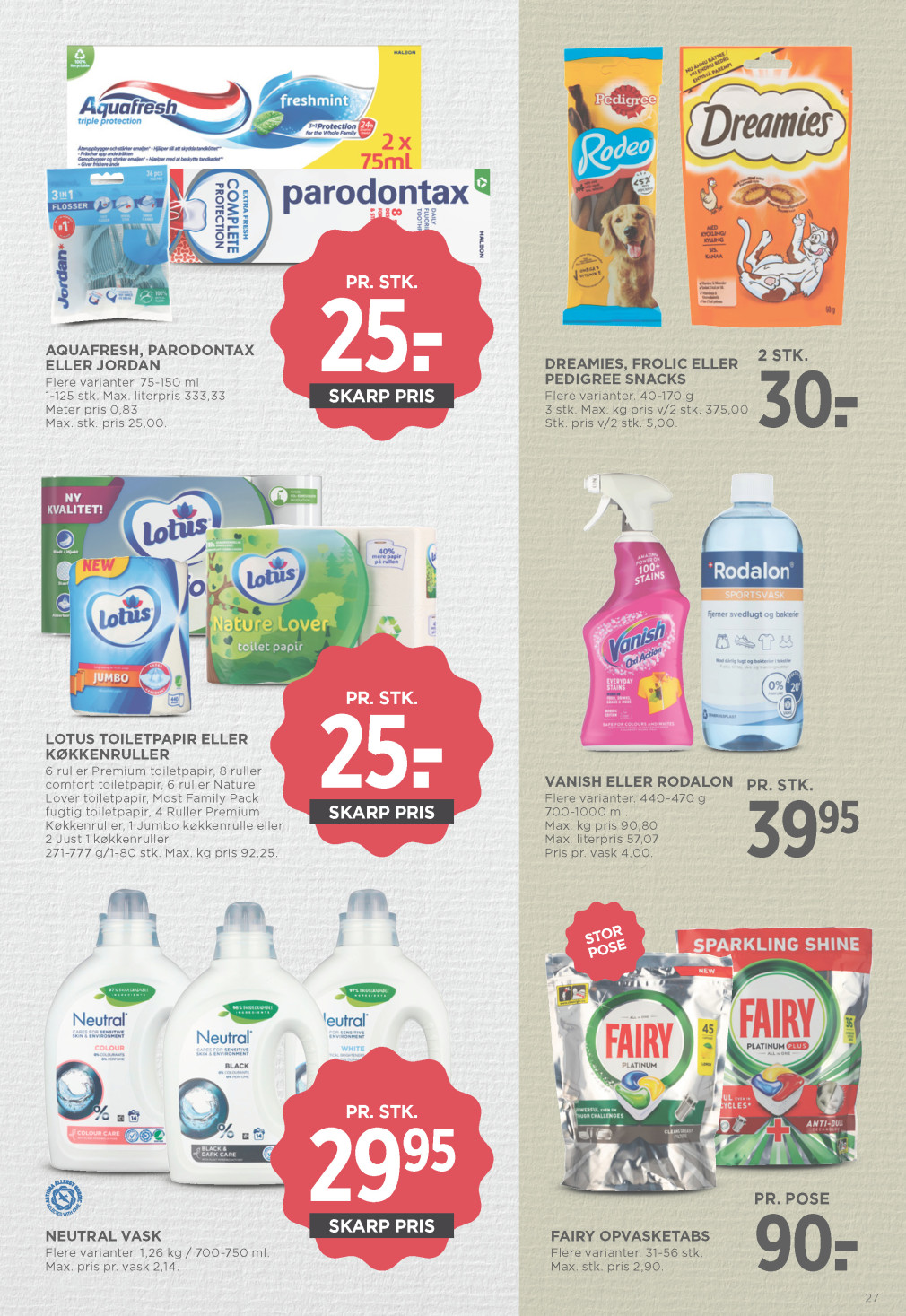 Meny tilbudsavis fra 27.03.2026 Side.42 