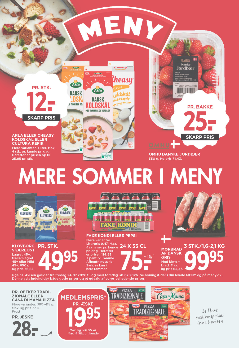 Meny tilbudsavis fra 24.07.2026 Side.1 