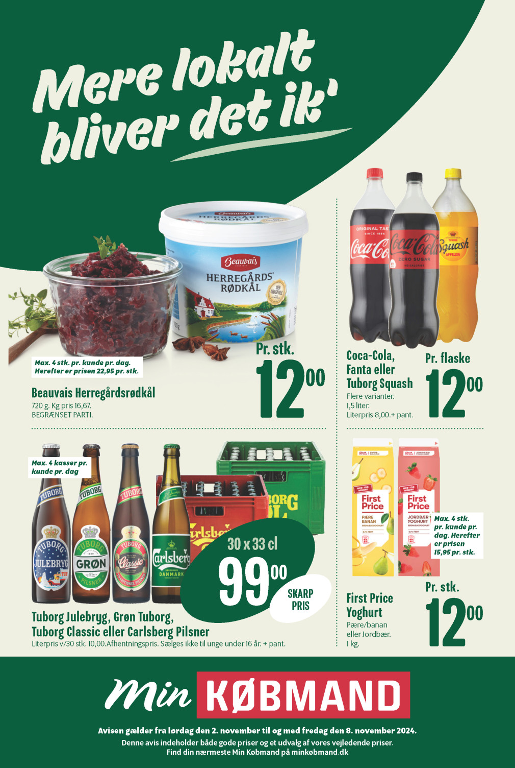 Min Købmand tilbudsavis fra 02.11.2024 Side.1 