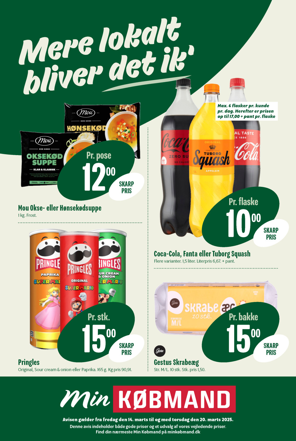 Min Købmand tilbudsavis fra 14.03.2025 Side.1 