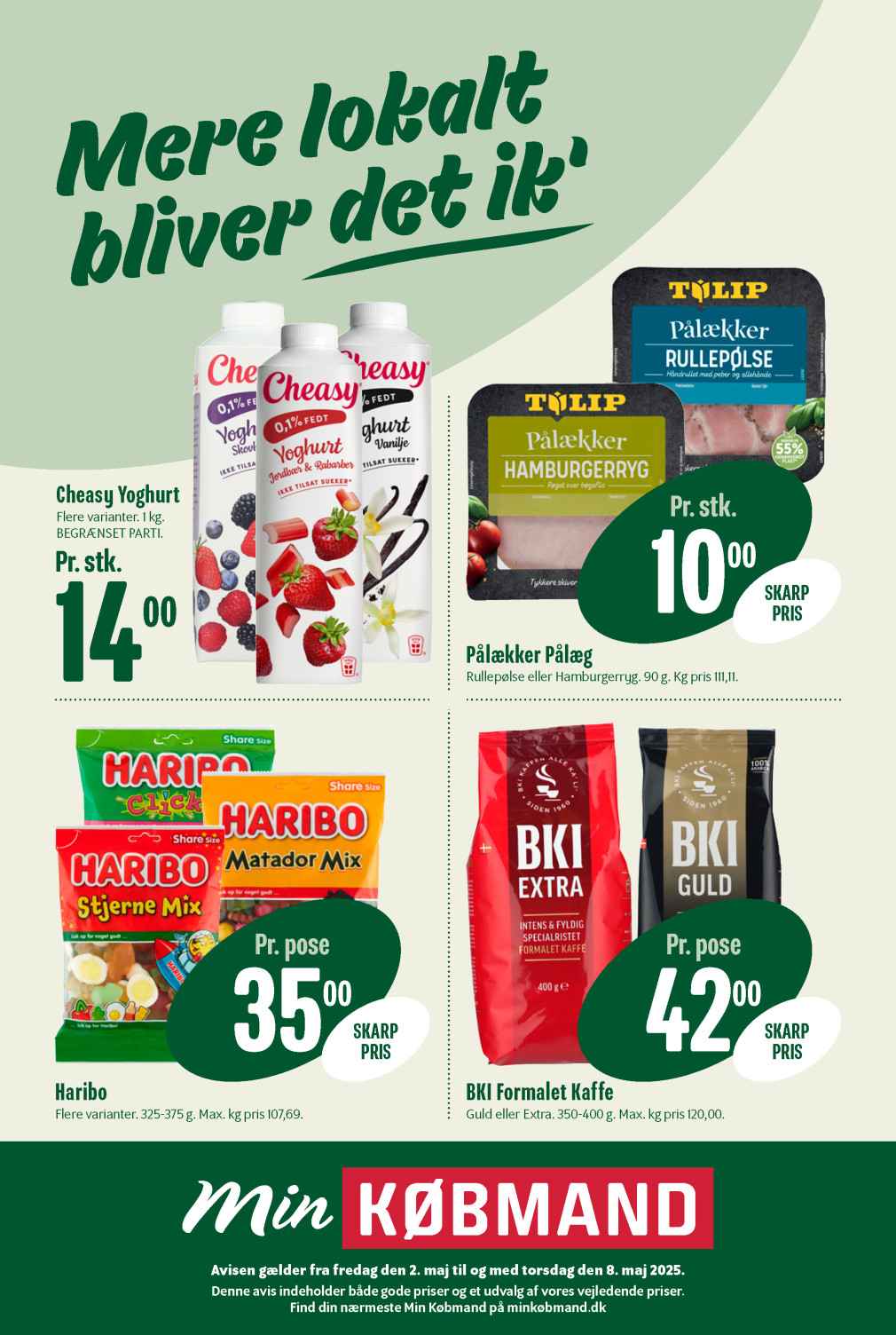 Min Købmand tilbudsavis fra 02.05.2025 Side.1 