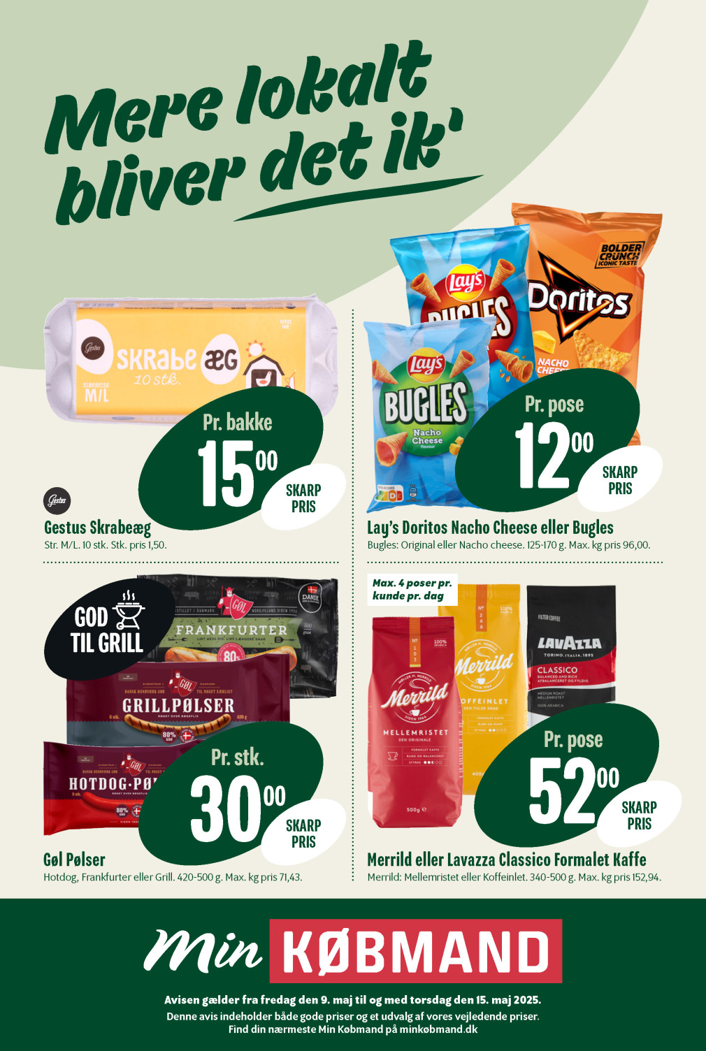 Min Købmand tilbudsavis fra 09.05.2025 Side.1 