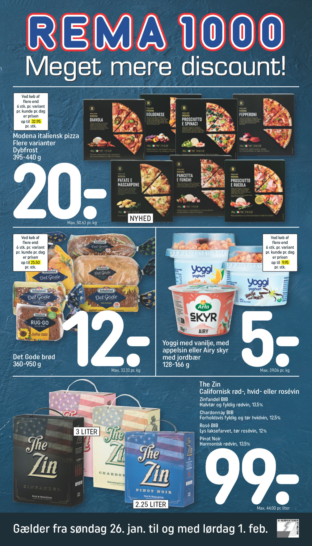 REMA 1000 tilbudsavis fra 26.01.2025 Side.1 