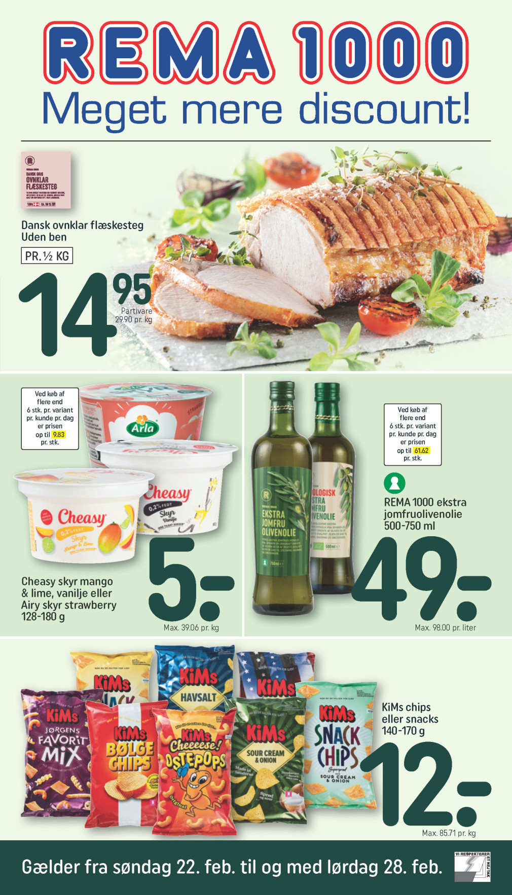 REMA 1000 tilbudsavis fra 22.02.2026 Side.1 