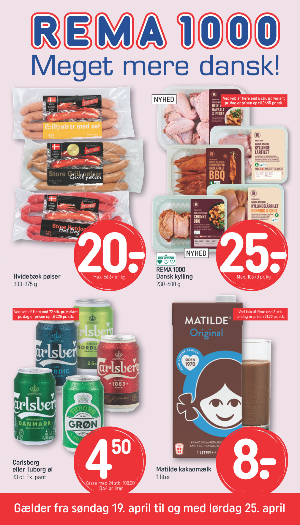 REMA 1000 tilbudsavis fra 19.04.2026 Side.1 
