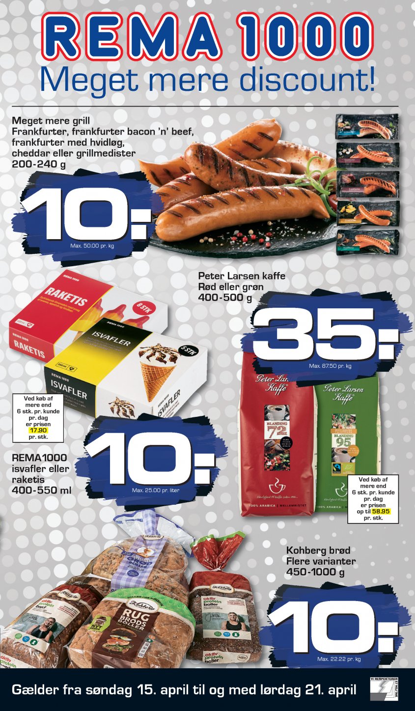 REMA 1000 tilbudsavis 15.04.2018 Side.1